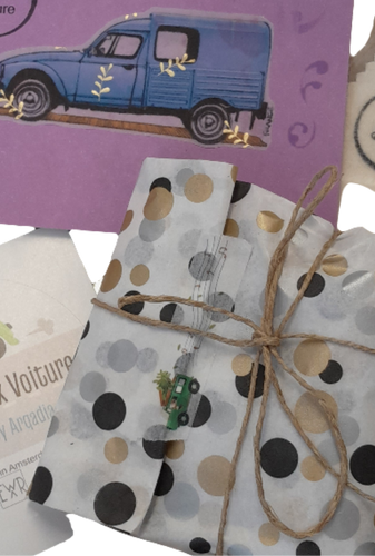 Gift wrap with card