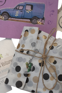 Gift wrap with card