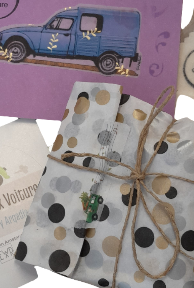 Gift wrap with card