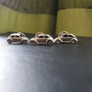 Sterling silver modern beetle pins