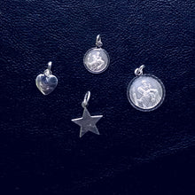 Charger l&#39;image dans la galerie, Silver st.christof, star or heart charms
