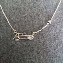 Cargar imagen en el visor de la galería, Citroën Dyane necklace with chevron