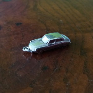 solid silver Z-scale Citroën DS car pendant jewel