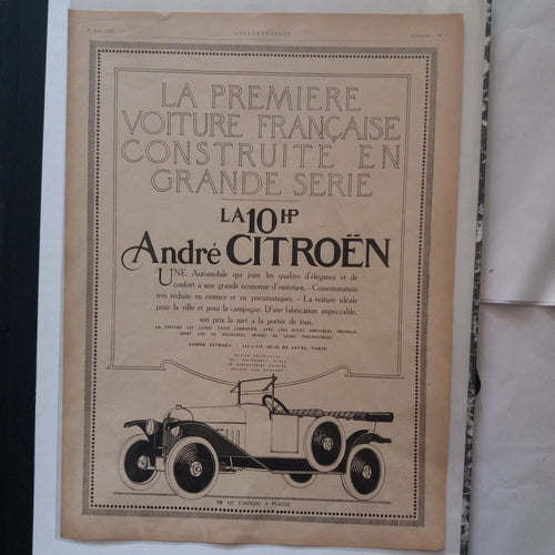 Citroen 10HP poster 1919