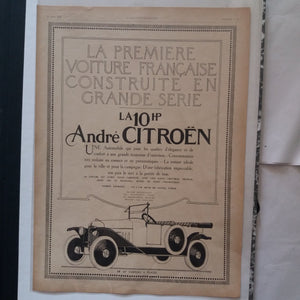 Citroen 10HP poster 1919