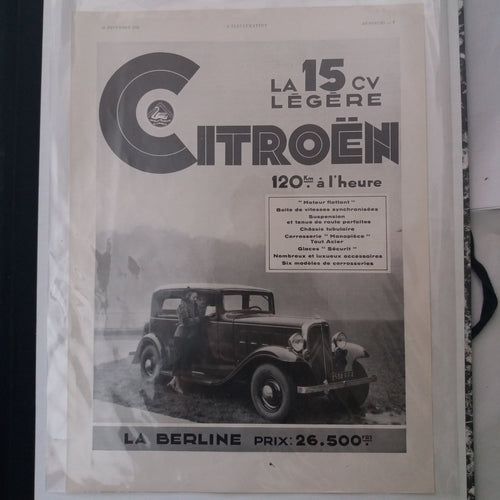 Citroën 15cv Légère 1932