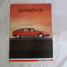 Laden Sie das Bild in den Galerie-Viewer, Citroen CX brochure