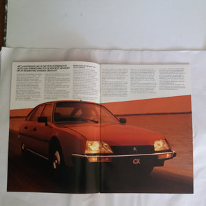 Citroen CX brochure vintage