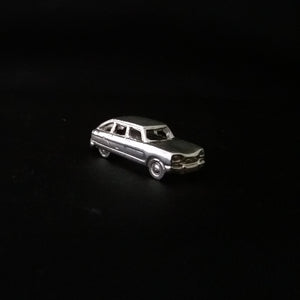 Citroen Ami8 silver miniature