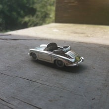 Load image into Gallery viewer, Silver Porsche 356  cabrio 1:87