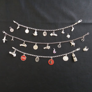 Charm bracelets with various options