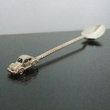 Load image into Gallery viewer, Silver car spoon beetle classic car spoon