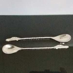 Silver car spoons with citroen SM maserati car classic