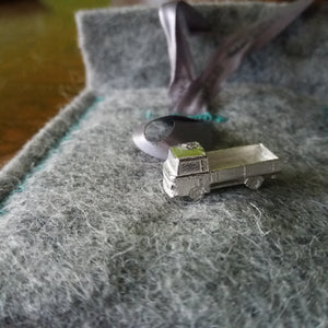 Barkas pritsche sterling silver miniature