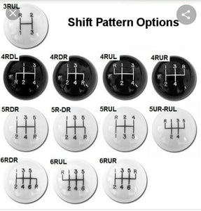 Gear shift pattern cufflinks