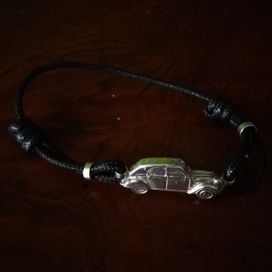 Car bracelet leather/cord band