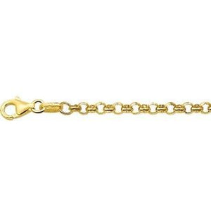 Gold bracelet for charms
