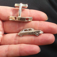 Load image into Gallery viewer, Citroen DS 2nd nose demi body cufflinks silver