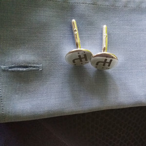 Gear shift pattern cufflinks Citroën A-type