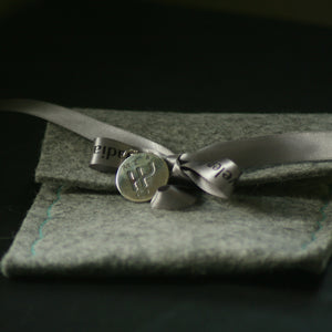 Large gearshift pattern pendant in sterling silver