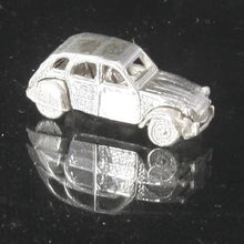 Load image into Gallery viewer, Citroen 2cv silver miniature 1:160