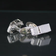 Cargar imagen en el visor de la galería, Silver Citroen Mehari cufflinks